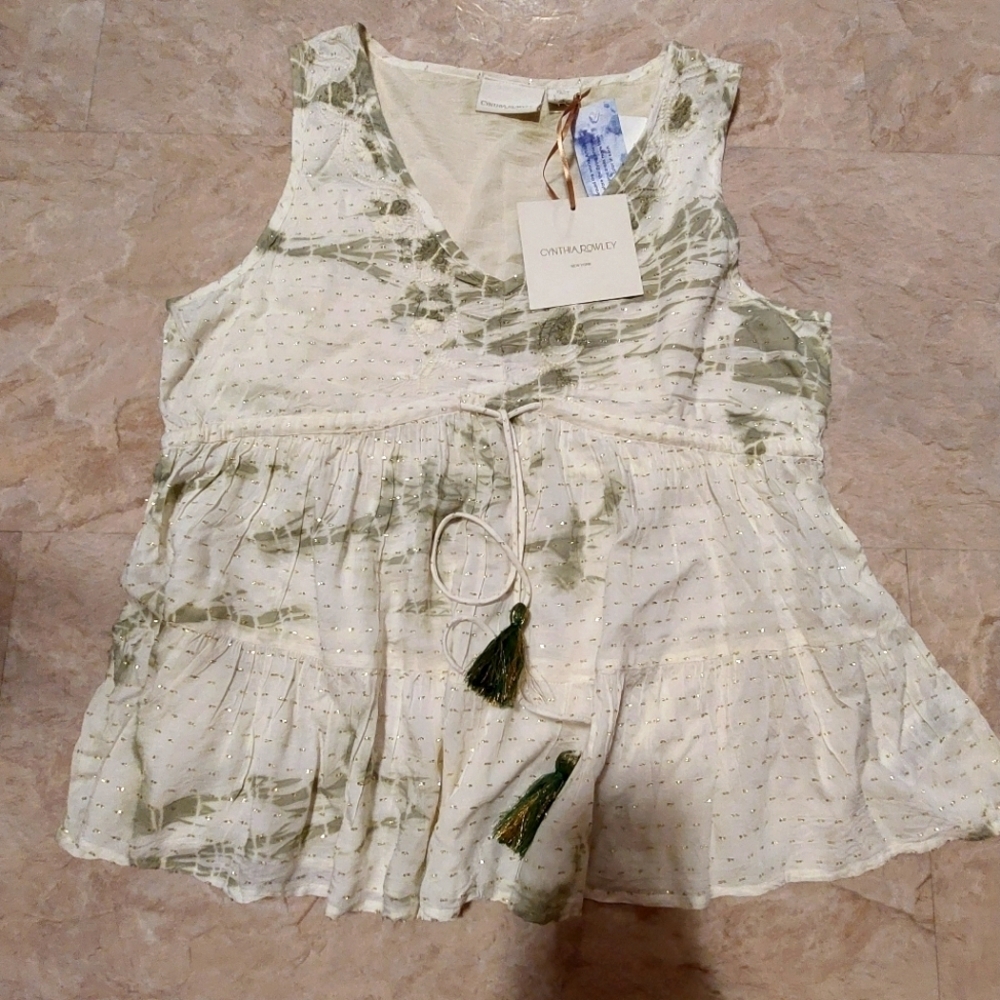 Cynthia  Rowley modal top bnwt size S